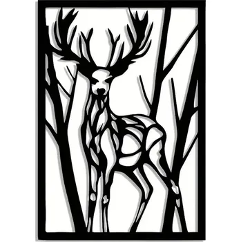 Obraz BAF Kovový znak Jelen