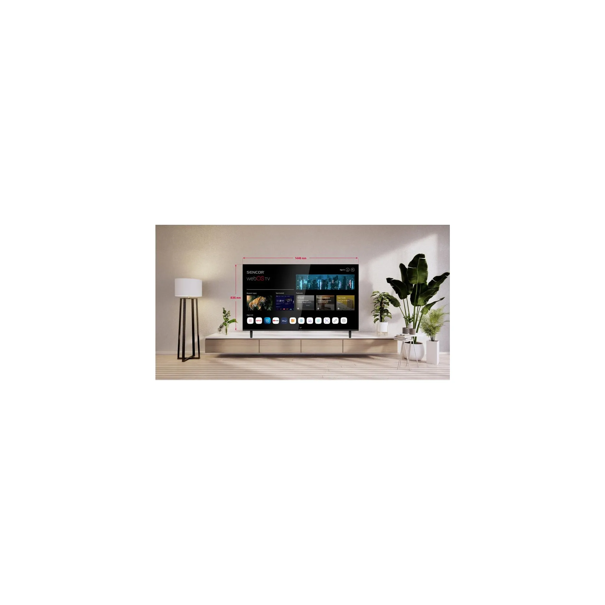Fotografie 11 - Televizor Sencor 65" LED (SLE 65US803B)