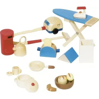 Domeček pro panenku Goki Dřevěné doplňky do domečku pro panenky