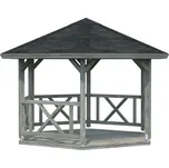 Palmako Altán BETTY 9,9 m² Barva: Šedá, máčení