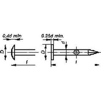 Hřebík hřebík 25/1.8 ZINEK čalounický 2841.25