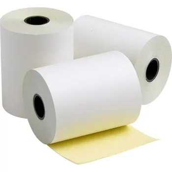 Papír pro tiskárny Kotoučky do pokladen 76/60/17 papírové 1+1 kopie bílá / žlutá, 10 ks