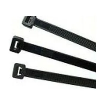 Stahovací páska páska 7.6x450 černá stahovací polyamid 6.6 (balení 100ks)