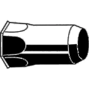 Matice nýtovací matice UZAVŘENÁ M4x16 ZINEK zápustná malá hladká hlava, 6-hranné tělo (s= 0.5-2.5 mm)