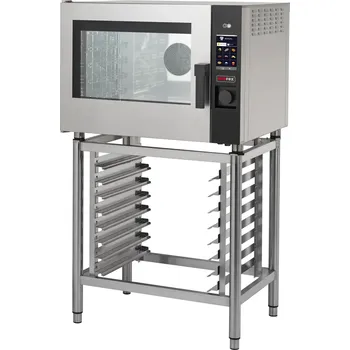 konvektomat REDFOX MPD 0511 X EL Konvektomat elektrický 5x GN 1/1 zesílená verze nástřik dotykový barevný levé dveře