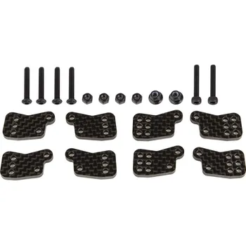 RC model RC8B4.1 FT Sada věží zadních těhlic, karbon