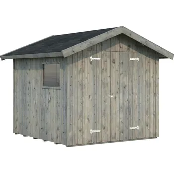 Zahradní domek Palmako Domek na nářadí NILS 5,4 m² Barva: Šedá, máčení