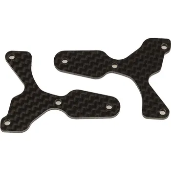 RC model RC8B4 FT uhlíkové vložky přední spodních ramen, 2.0 mm, 2 ks.