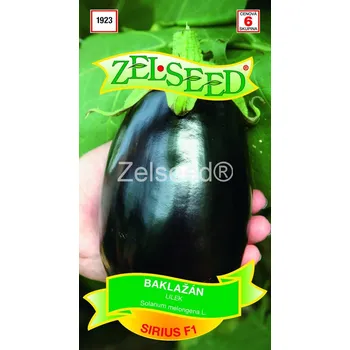 Semeno Lilek (baklažán) Sirius F1 (vejcovitý, fialovočerný)