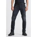 PANDO MOTO kalhoty jeans KARL DEVIL AAA SF washed black - 33