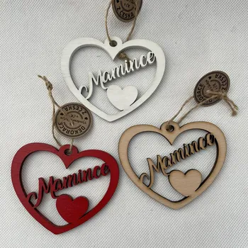 Srdce 10 cm Mamince Barva: Přírodní