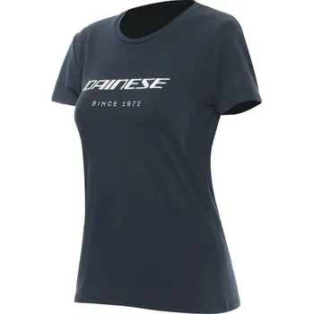 Dámské tričko DAINESE ESSENCE WORDMARK T-SHIRT WMN CARBONIO - XS