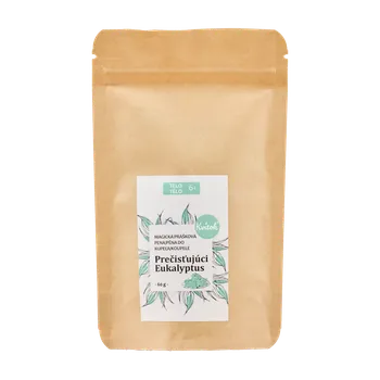 Koupelová pěna Kvítok Magická pěna do koupele v prášku – Pročišťující eukalyptus, 60g