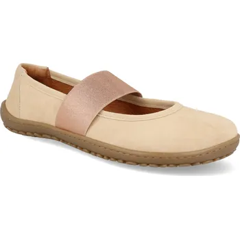 Dětská sportovní obuv Barefoot baleríny Koel - Izzie Nubuk beige béžové Velikost: 38