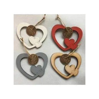 Srdce 10 cm 3v1 Barva: Červená