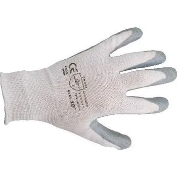 Pracovní rukavice Rukavice TORDINA polyes.úpl.povrstevné nitrilem vel.9 bílo-šedé