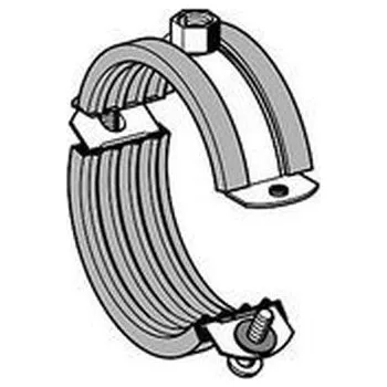 Instalatérský materiál objímka 31-38 ZINEK, guma, upev. hlava M8. potrubí 1", dvoušroubová M5x20