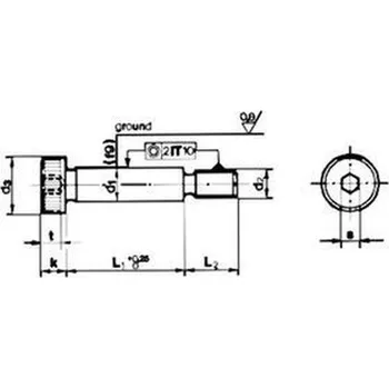 Šroub imbus M16x40 BEZ PÚ 12.9 pr 20 tol. f9 lícovaný ISO 7379