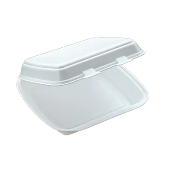 Jednorázové nádobí Menu box 1-dílný XPS bílý 125 ks