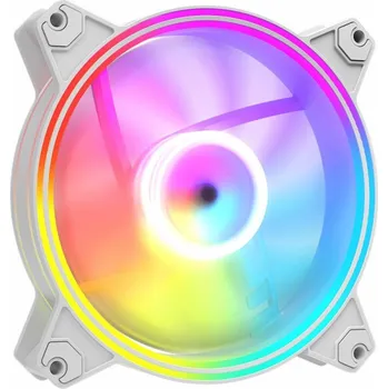 Počítačové chlazení MODECOM Ventilátor ARGB 120x120x25 bílý