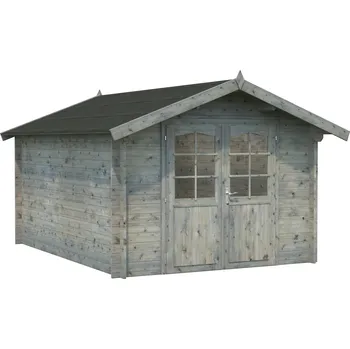 Zahradní domek Palmako Zahradní domek LOTTA 10,0 m² Barva: Šedá, máčení