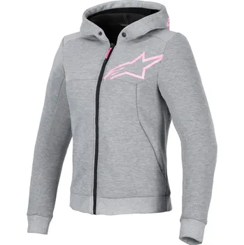 Moto bunda ALPINESTARS bunda STELLA CHROME V2 SPORT dámská grey/pink - XL