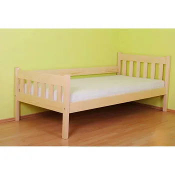 Postel Truhlářství Miroslav Šteker Jednolůžková postel Martina Varianta produktu: Základní varianta, Zvolte rozměr matrace (cm): 200 x 90, Umístění zábrany u zdi: Vpravo