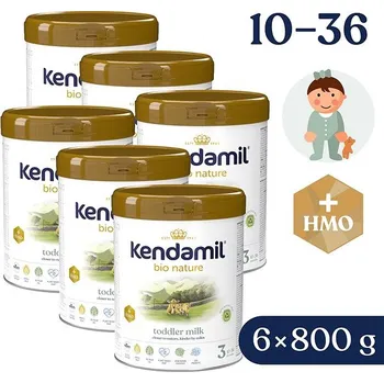 Kojenecká výživa Kendamil BIO Nature 3 HMO+ 6x 800 g