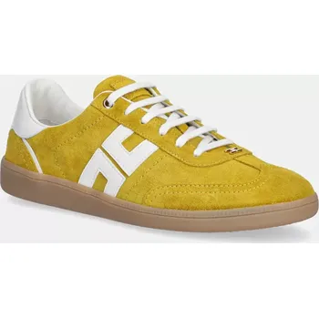 Pánské tenisky Kožené sneakers boty Elisabetta Franchi SA51G51E2.DK7 žlutá 17X, EUR 40