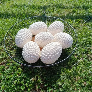 Velikonoční dekorace Smetanové vajíčko velké (velikonoční dekorace)