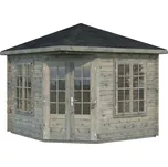 Palmako Altán MELANIE 6,9 m² Barva: Šedá, máčení