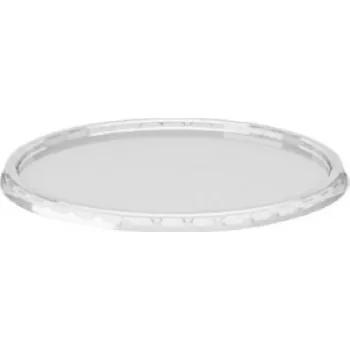 Jednorázové nádobí Víčko transparentní k misce na polévku PP 350/500 ml, 125 mm průměr, 100 ks