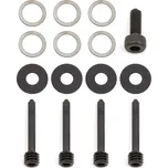 Čtyřčelisťové čepy a podložky, sada