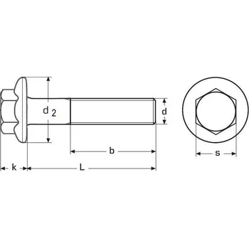 Spojovací materiál šroub M10x30 ZINEK 8.8 límec hladký DIN 6921