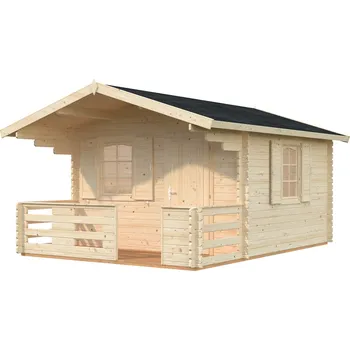 Zahradní domek Palmako Zahradní domek EMMA 10,4 + 4,2 m² Barva: Přírodní, neimpregnováno