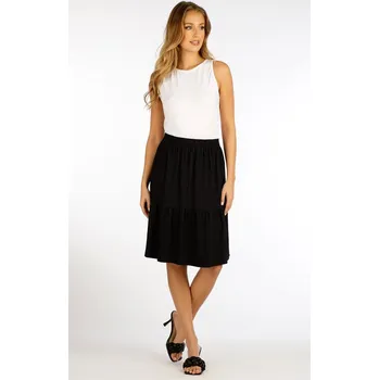 Dámská sukně Dámská černá sukně LITEX s volánkem S
