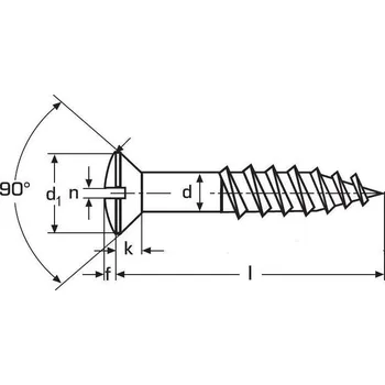 Vrut vrut univerzální 4.0x25 MOSAZ čočková hlava rovná drážka DIN 95