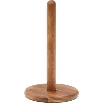 Držák kuchyňských utěrek Dřevěný držák na roli kuchyňských utěrek Kave Home Nukha