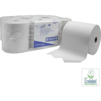 Papírový ručník Papírové ručníky v roli SCOTT 6667, 1013 útržků, 304 m, 6 rolí