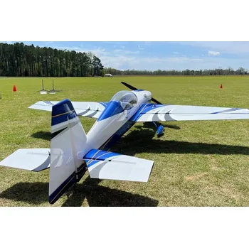 RC model letadla 114" Extra NG 2,9m - Modrá - bílá - stříbrná + doprava zdarma