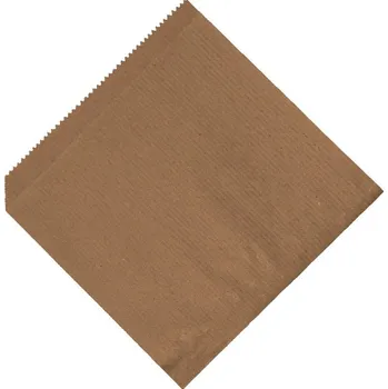 Sáčky papírové na burger/kebab 16 x 16 cm, hnědé, 500 ks