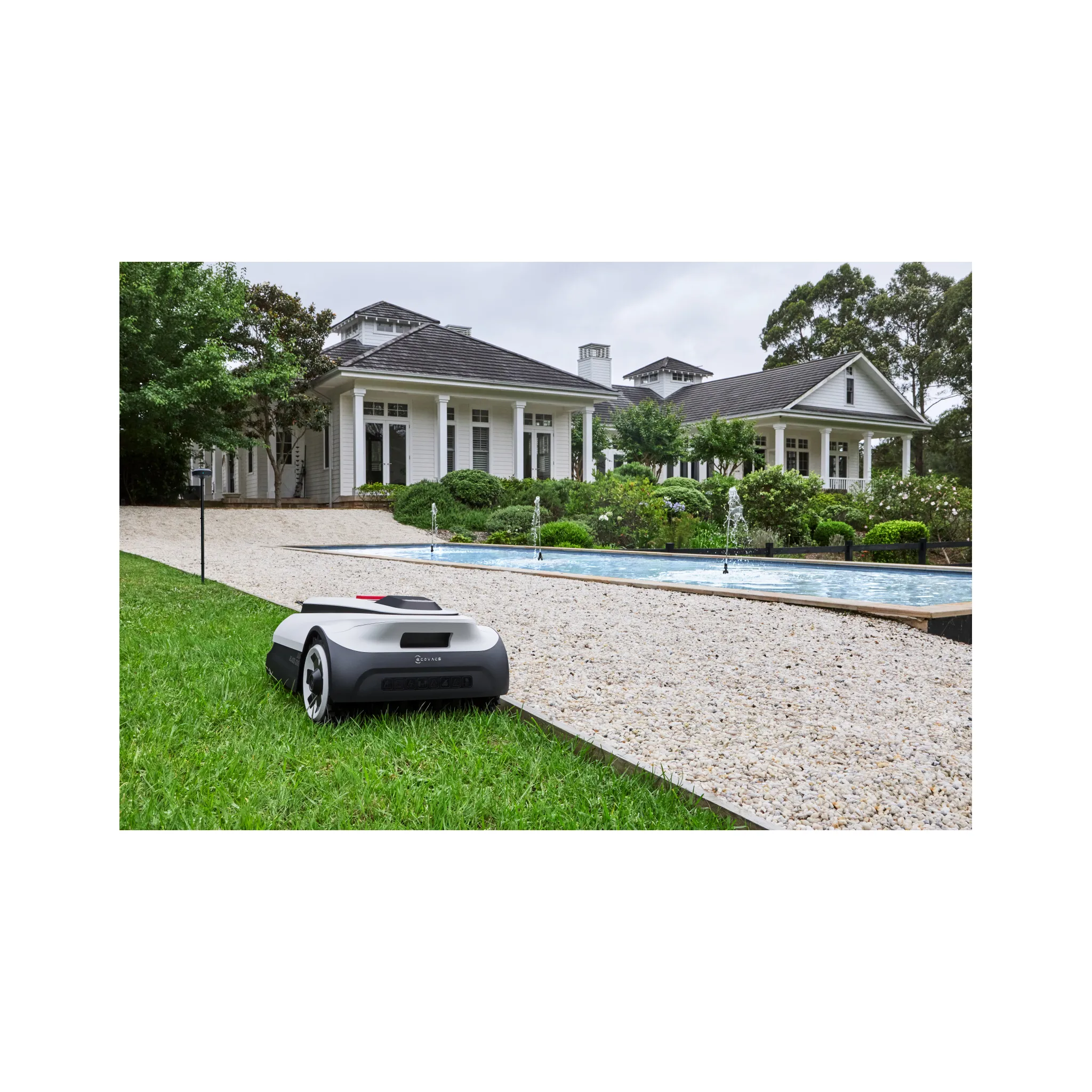 Fotografie 10 - Robotická sekačka ECOVACS Goat A1600 RTK 1x 3 Ah