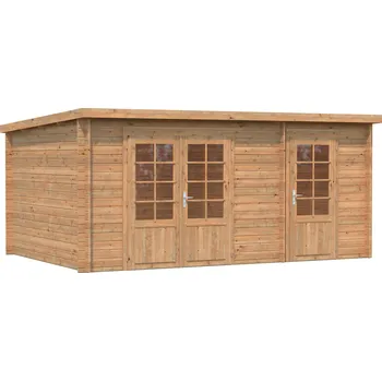 Zahradní domek Palmako Zahradní domek ELLA 13,1 m² Barva: Hnědá, máčení