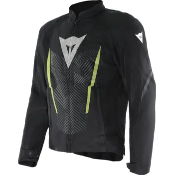 Sportovní oblečení DAINESE HEROSPHERE TEX JACKET BLACK/WHITE/YELLOW-FLUO - 46