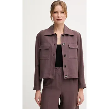 Pánská softshellová bunda Bunda se lněnou směsí Pedro del Hierro 6759177 hnědá 98X, vel. M