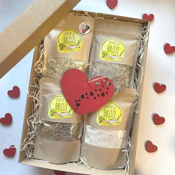 Kosmetická sada Dárková sada Láska prochází žaludkem