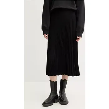 Dámská sukně Sukně MM6 Maison Margiela černá barva, midi, áčková, S52MA0198.S43455 99X, vel. S