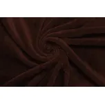 Mikroflanel napínací prostěradlo - čokoládové, 90 x 200