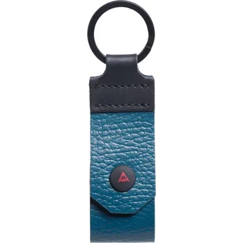 Módní doplněk DAINESE PIN LEATHER KEYRING PETROL BLUE
