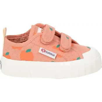 Chlapecké tenisky Dětské tenisky Tinycottons APPLES SNEAKERS X SUPERGA oranžová barva, SS25-901 SS25.901 20X, EUR 23
